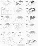 Blower HousingShrouds Diagram and Parts List for 12H812-2320-B1  Briggs and Stratton Engine